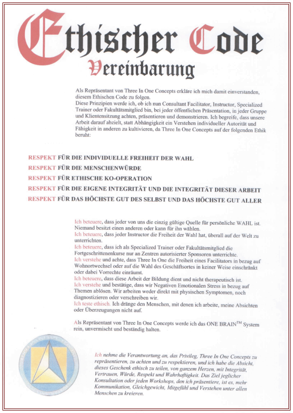 Ethischer Code